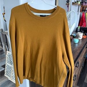 Club Monaco Mustard Crewneck Sweater